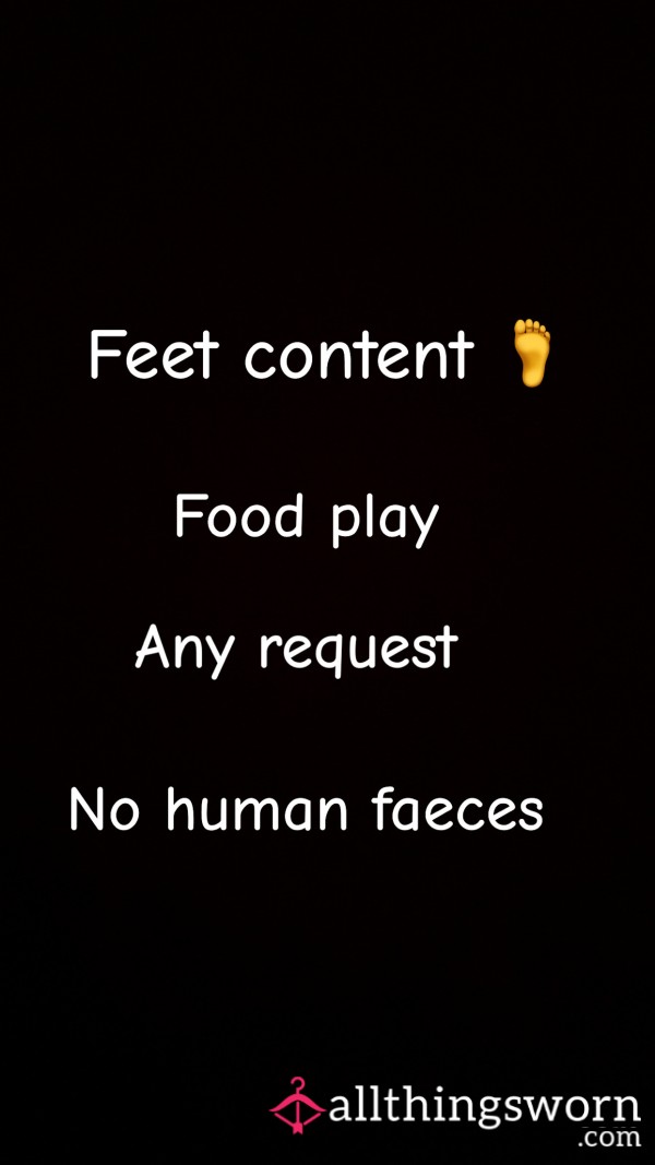 What Do You Want See My Feet In
