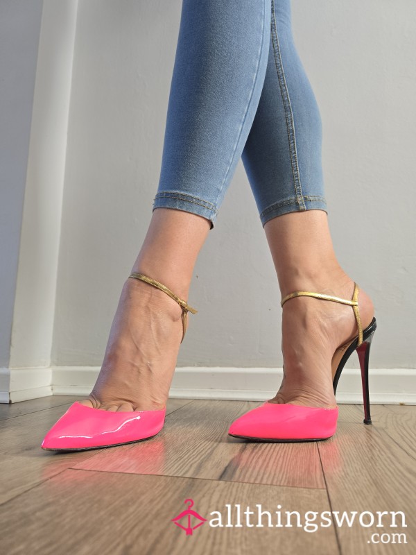 What Do You Want To See Me Do In These?? Louboutin Rivierina 120s