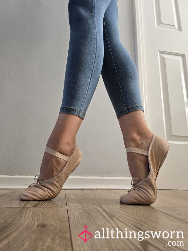 What Do You Want To See Me Do In These?? Trashed Well Worn Ballet Flats