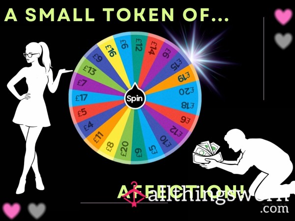 🖤Wheel Of Appreciation!🖤 – A Sinfully Small💸🐷 Offering