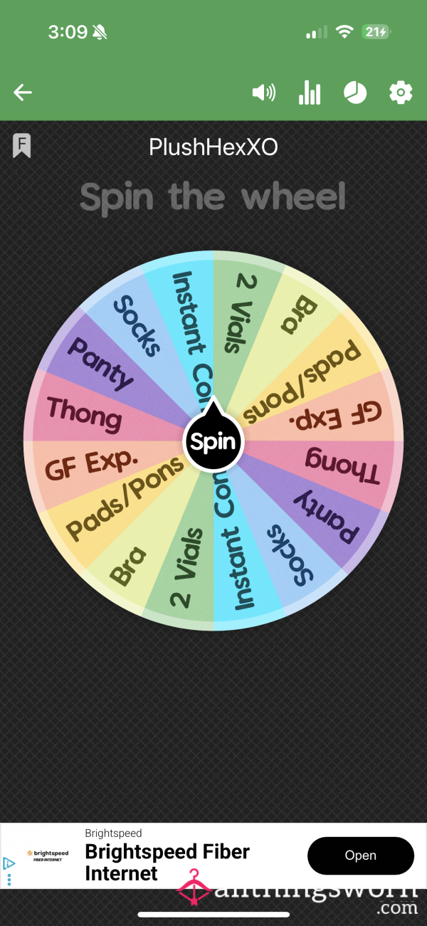 WHEEL SPIN!