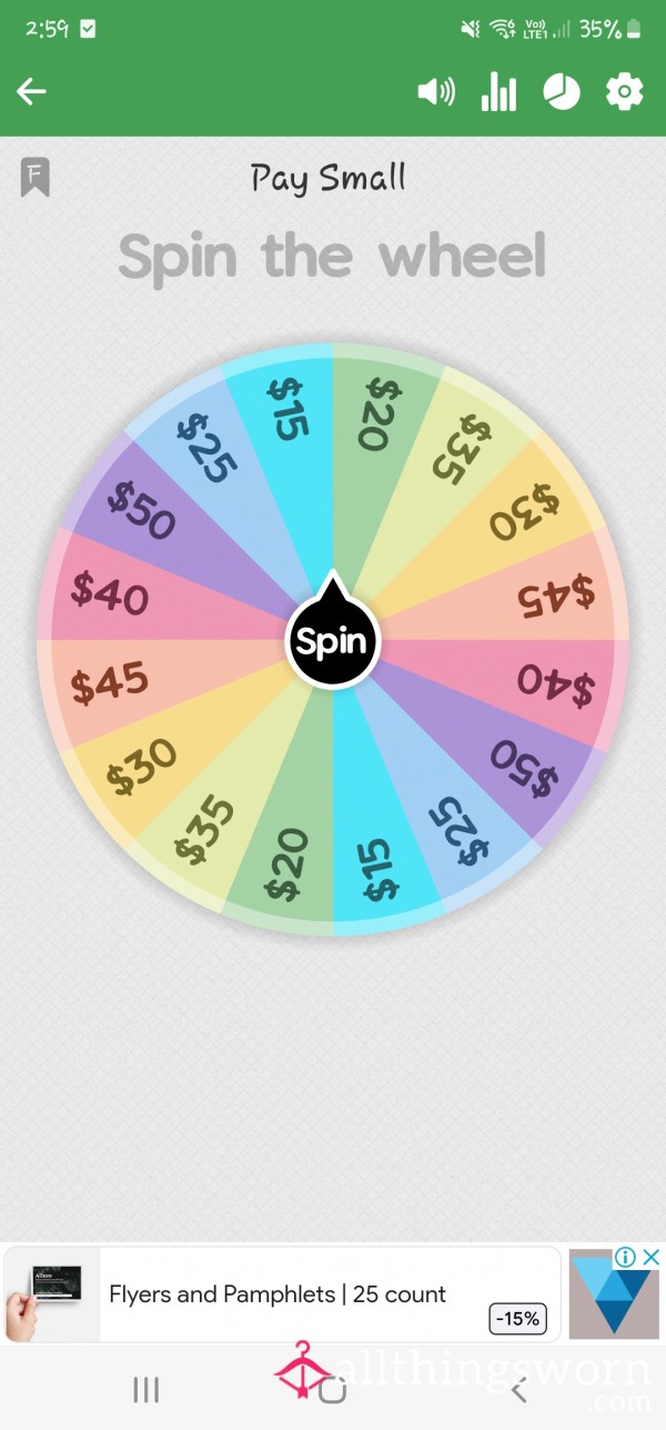 Wheel Spin Small