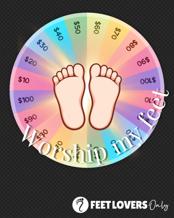 Wheel Spin 🎡 Worship My Feet 👣