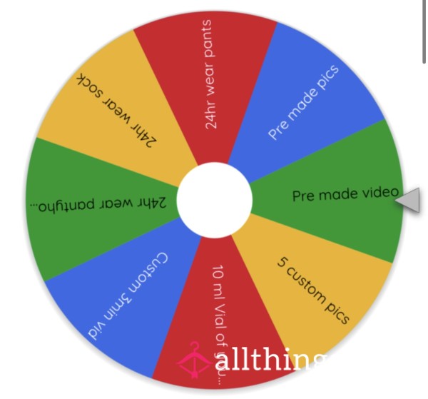 Wheel Spinner What Will You Win 😉