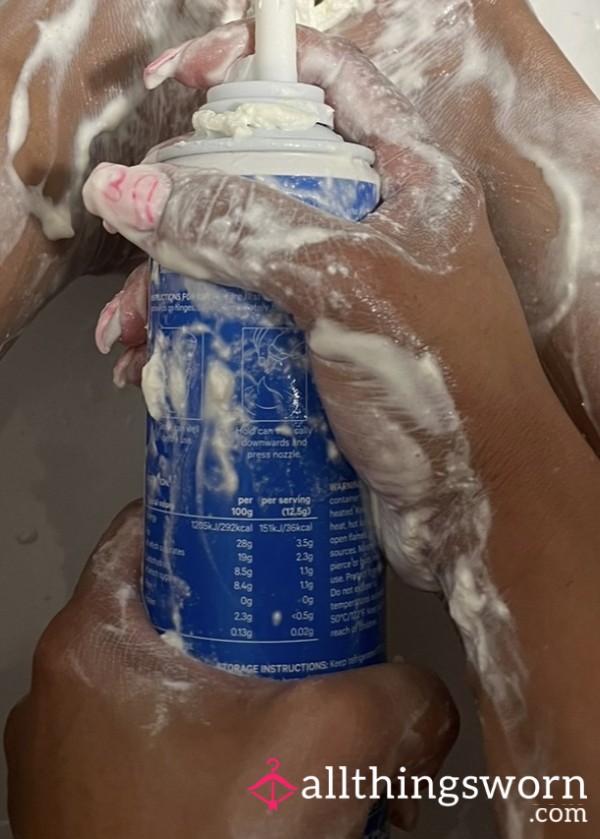 Whipped Cream Rubbed All Into My Feet And Toes 👅