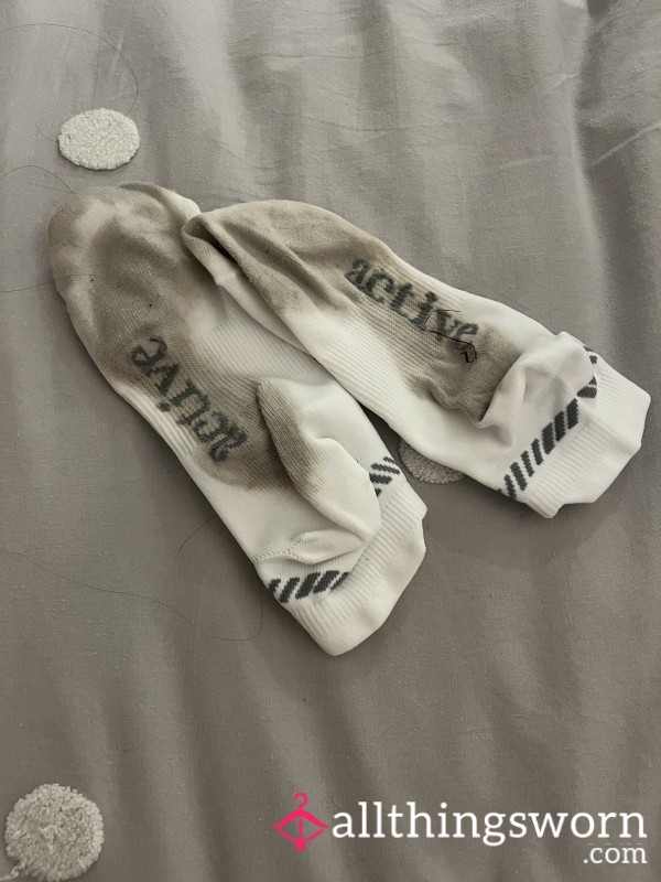 White Active Socks