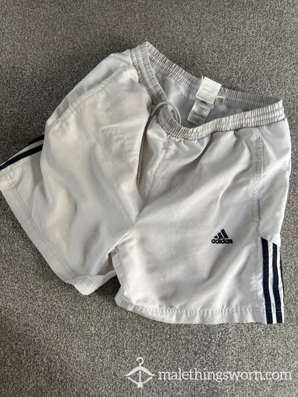 White Adidas Shorts