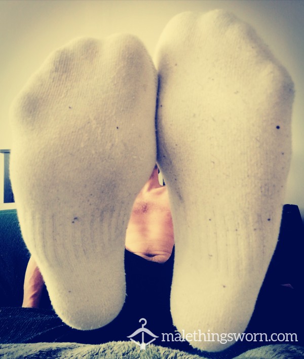 White Adidas Work Socks