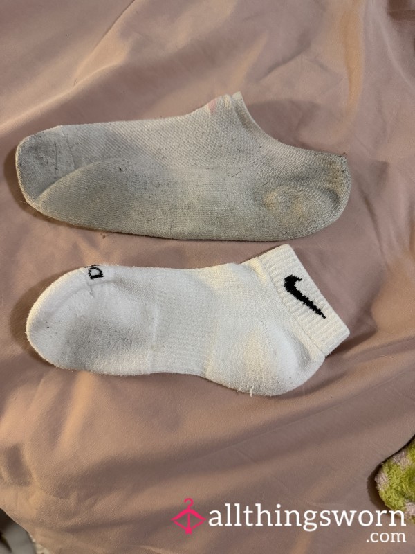 White Adidas - Worn For 7 Days