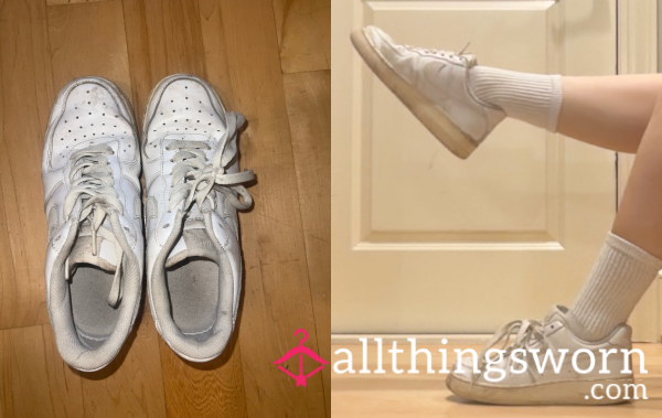 ⟡ CLEARANCE ⟡ White Air Force 1s