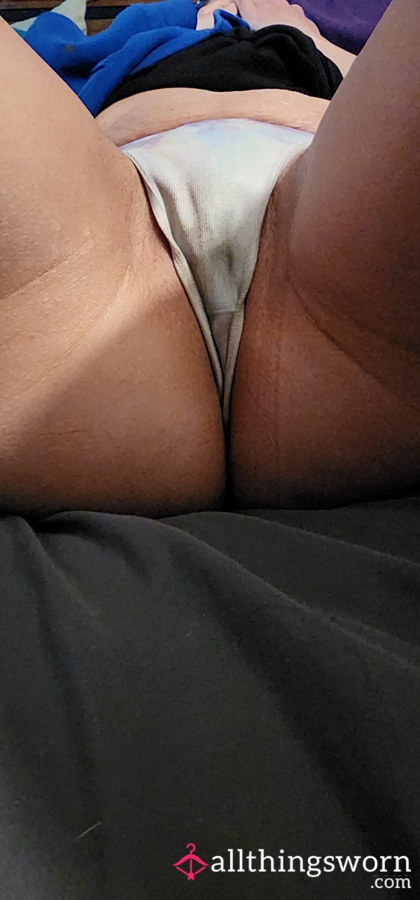 White And Colored Thong