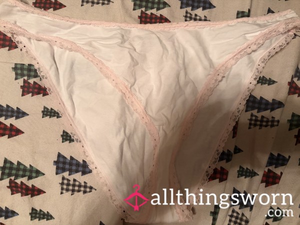 White And Pink Lace Full Backs