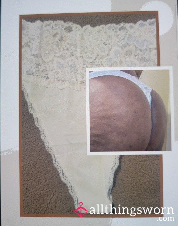 White Angel Thongs