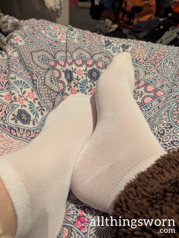 White Ankle Socks
