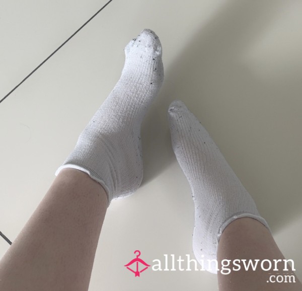 White Ankle Sock