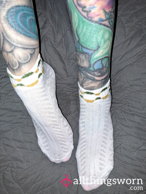 White Ankle Socks #1