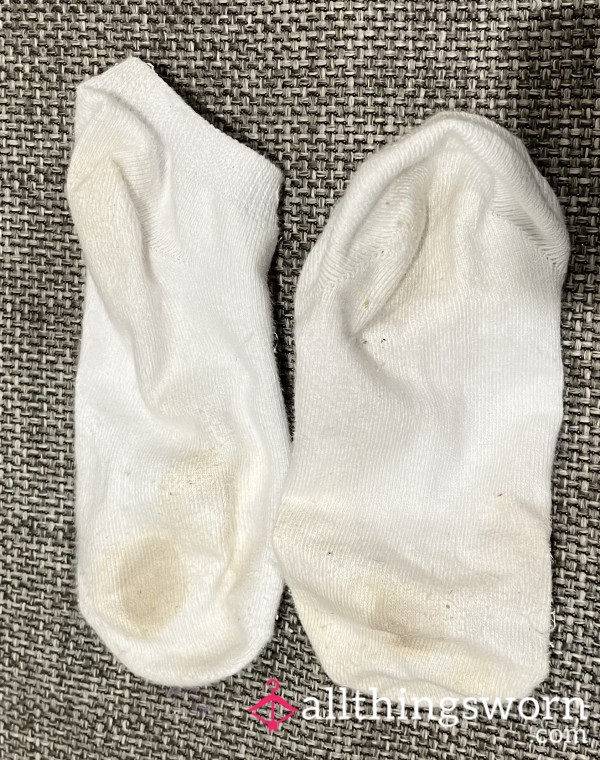 White Ankle Socks - 3 Days Worn