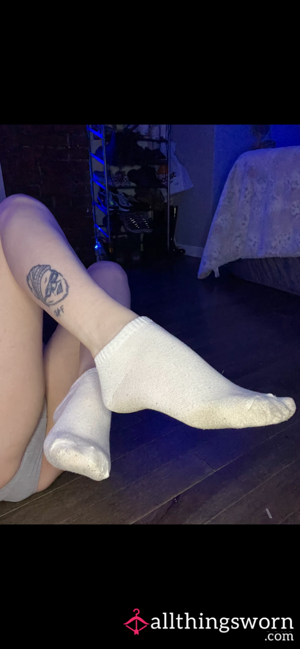 White Ankle Socks