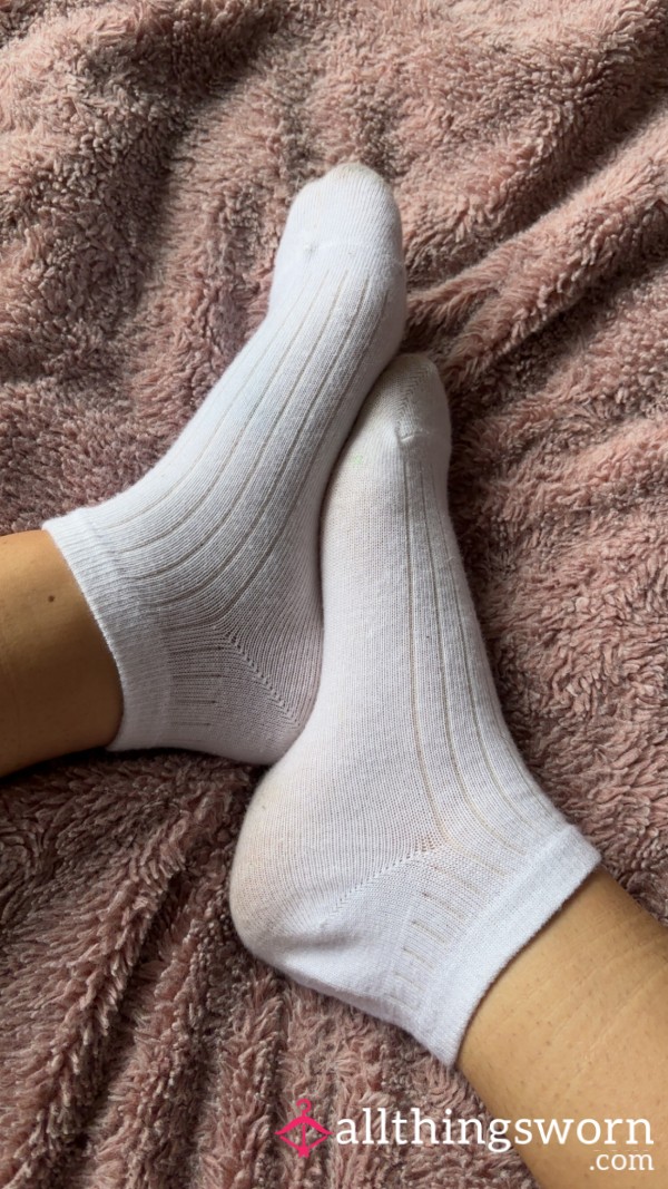 White Ankle Socks