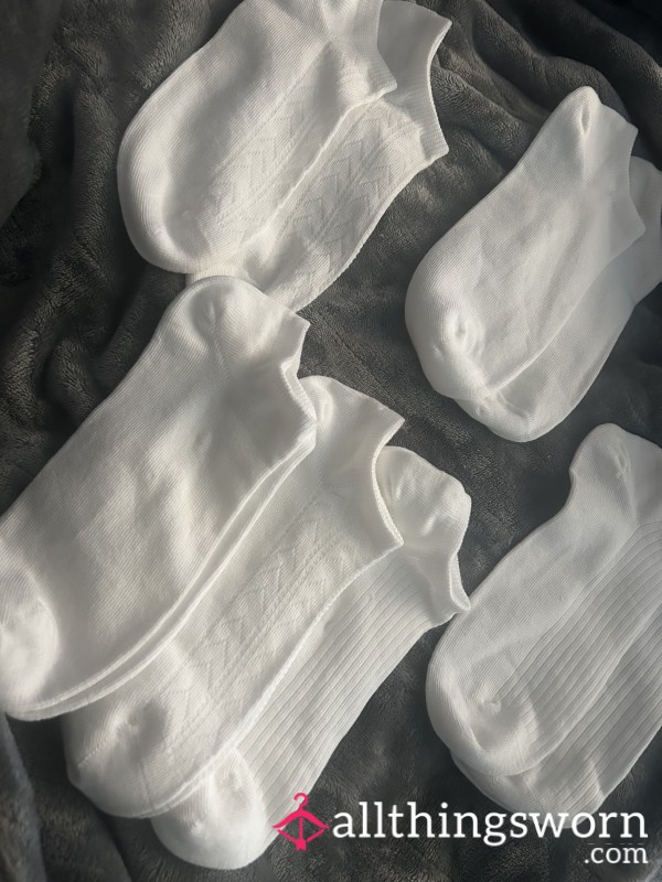 White Ankle Socks