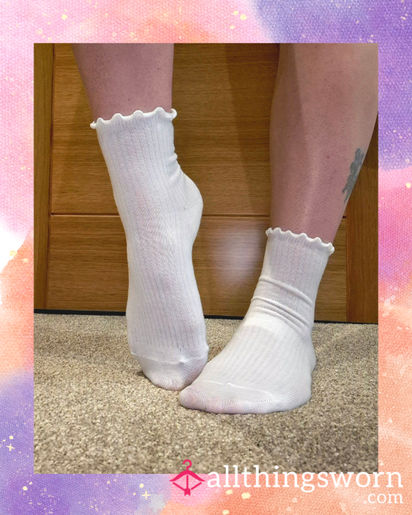White Ankle Socks