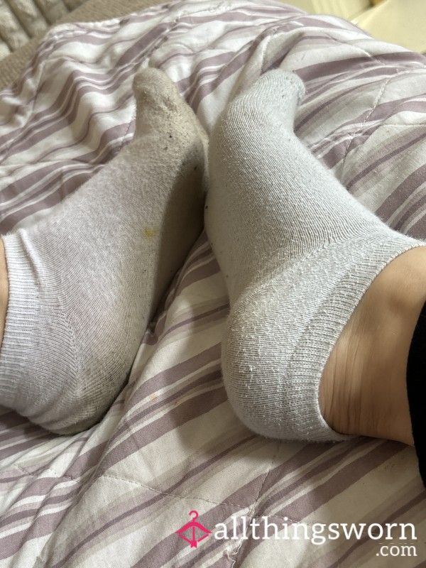 White Ankle Socks