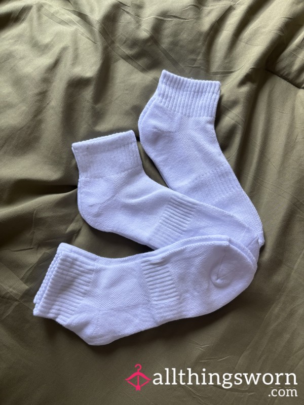 White Ankle Socks