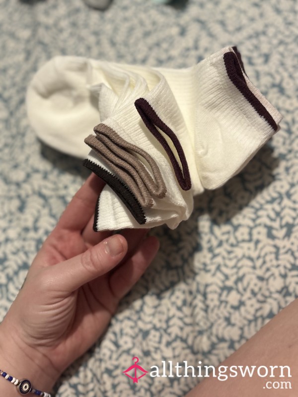 White Ankle Socks