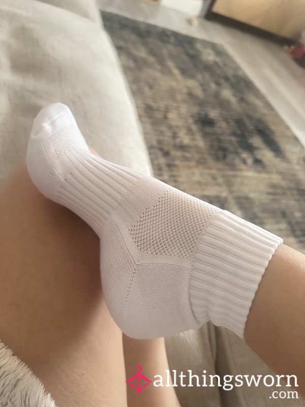White Ankle Socks