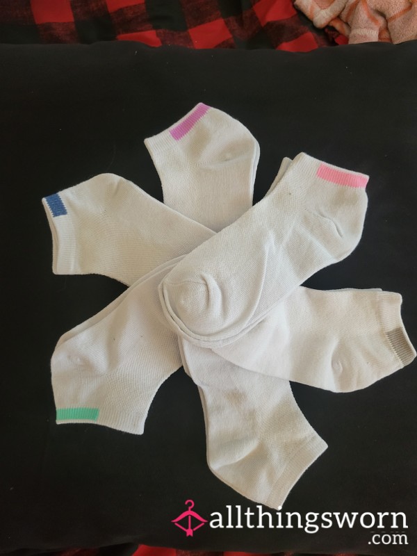 White Ankle Socks
