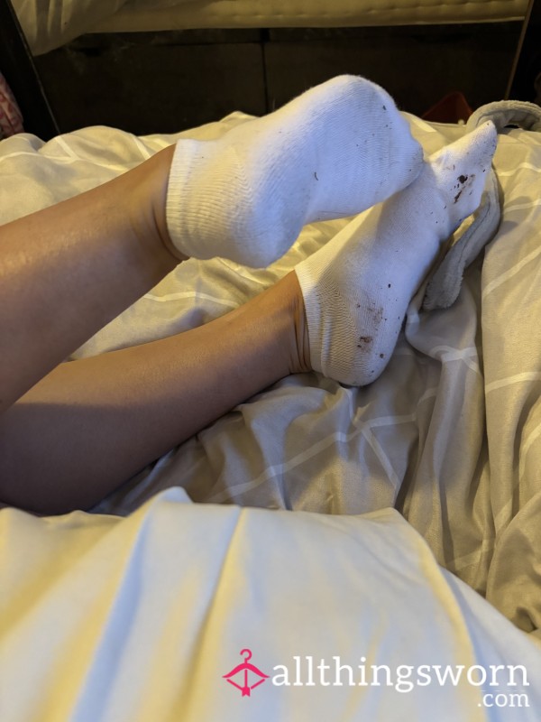 White Ankle Socks