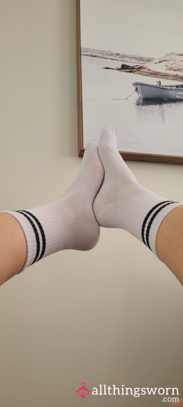 White Ankle Socks