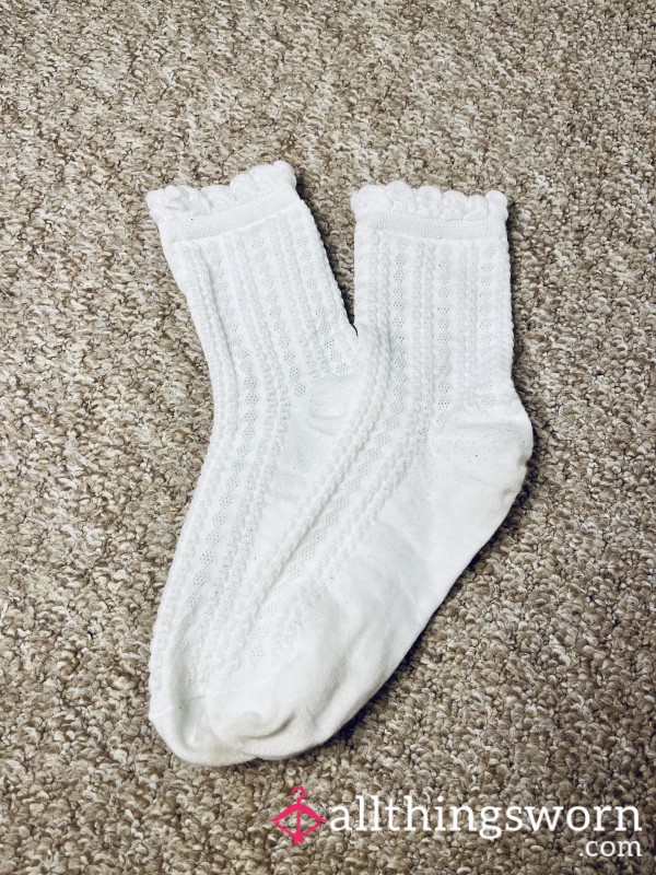 White Ankle Socks