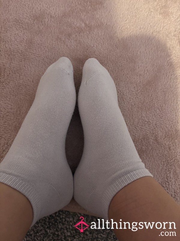 White Ankle Socks