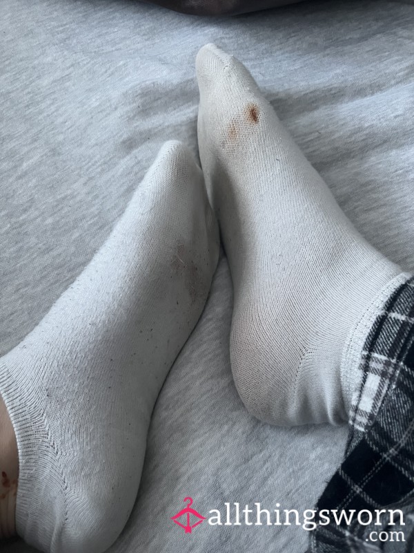 White Ankle Socks