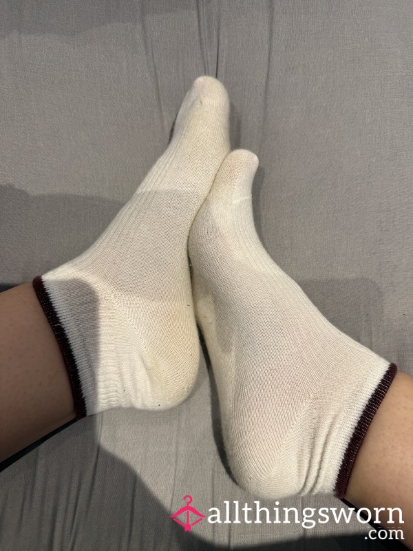 White Ankle Socks