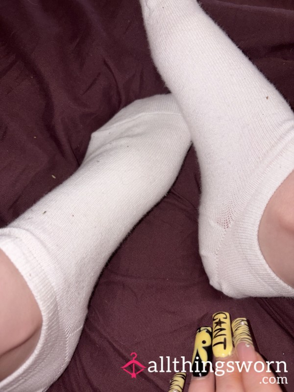 White Ankle Socks