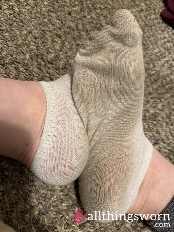 White Ankle Socks