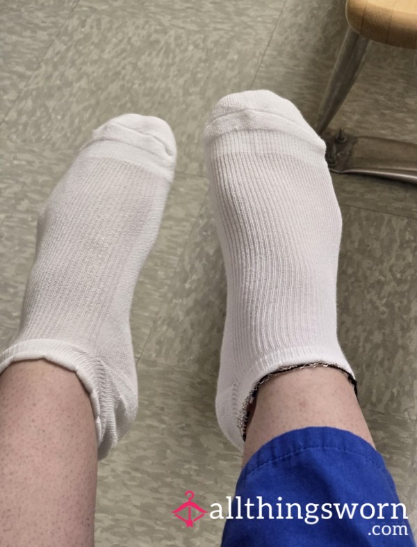 White Ankle Socks