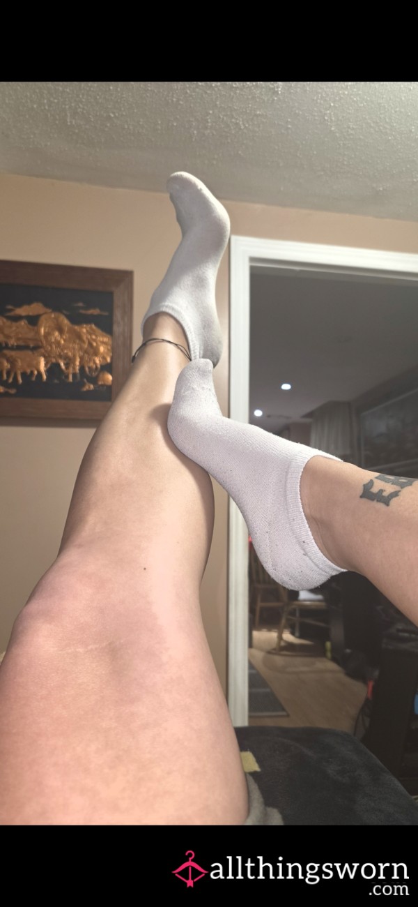 White Ankle Socks