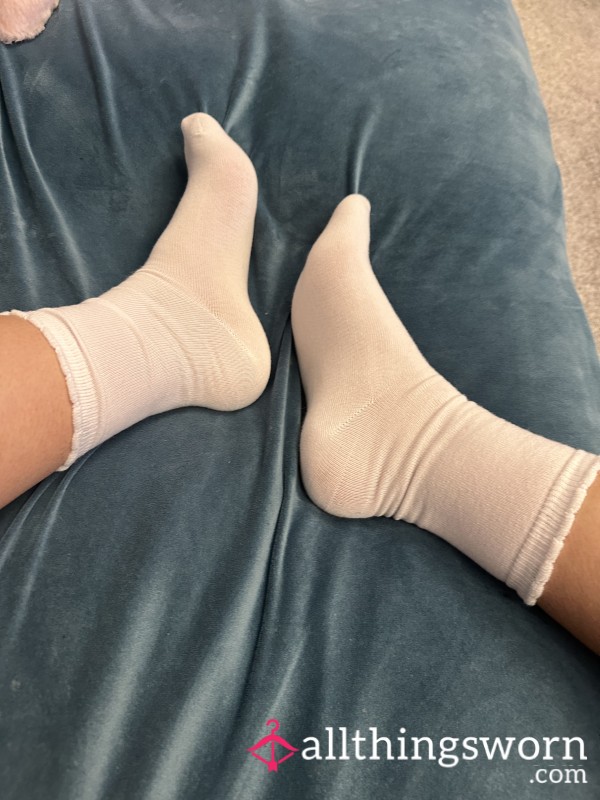 White Ankle Socks
