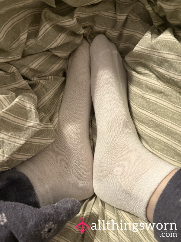 White Ankle Socks