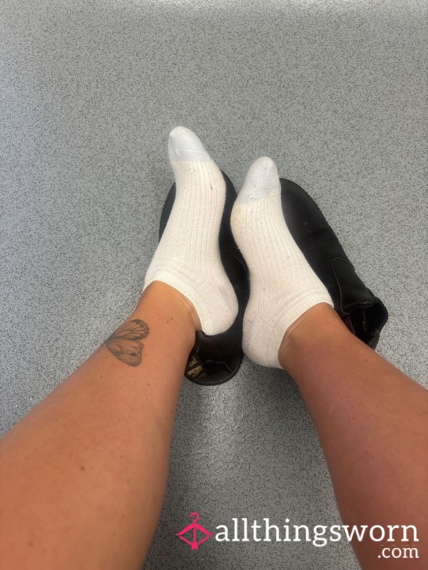 White Ankle Socks