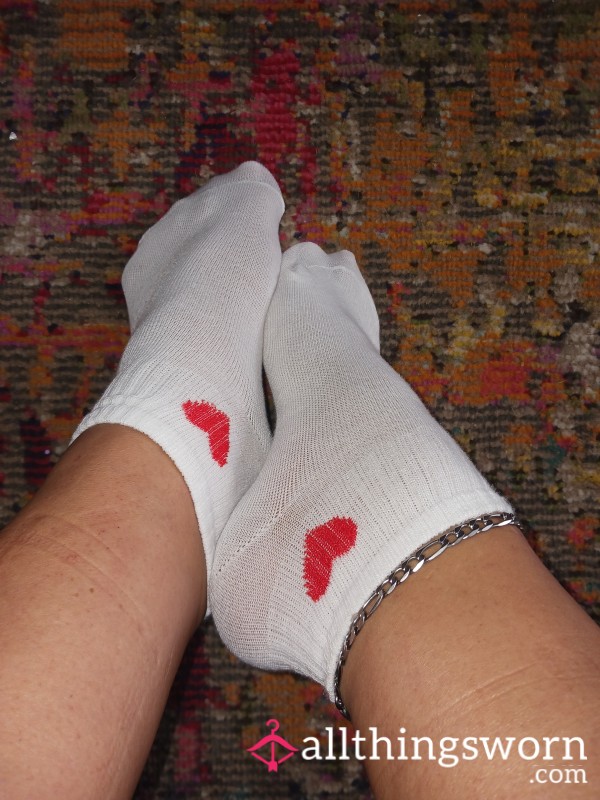 White  ❤️ Ankle Socks New 3 Day Wear