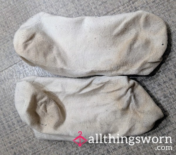 White Ankle Socks Worn On A Night Out