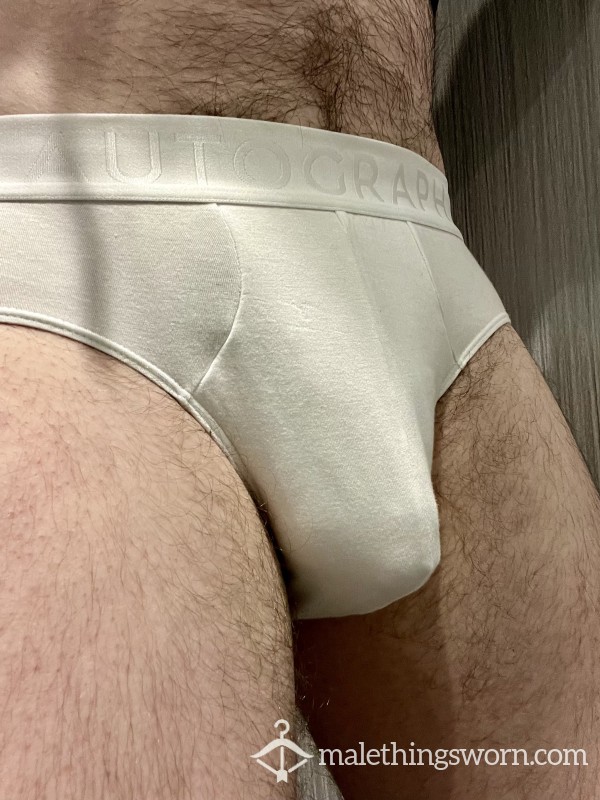 White Autograph Briefs (L)