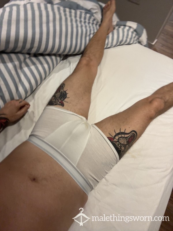 White Basic Boxer Briefs - How Do You Want Them?