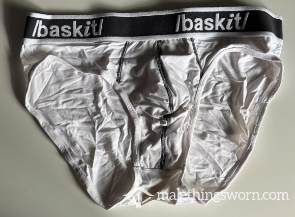 White Baskit Briefs