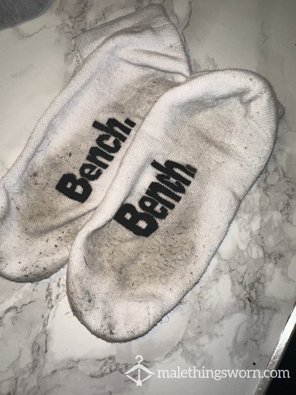 White BENCH Socks