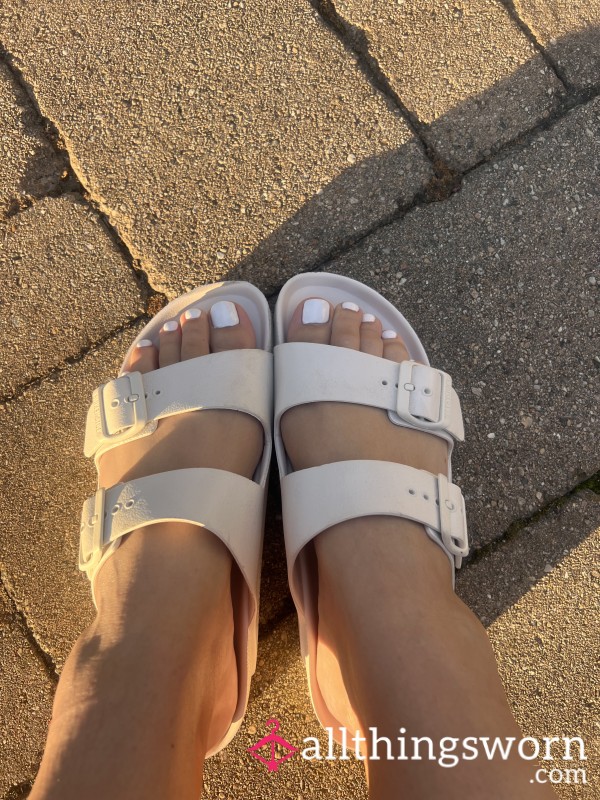 White Birkenstock